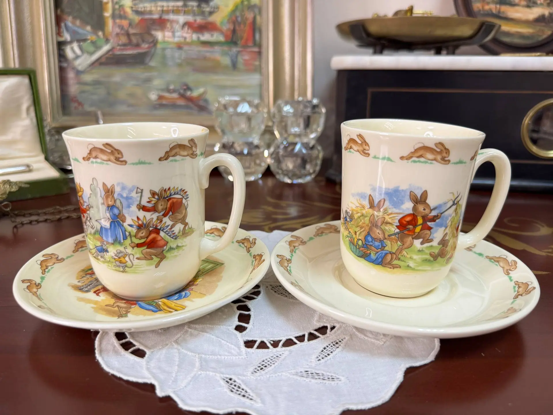 👼Фарфоровые детские чайные пары  Bunnykins Royal Doulton 230 мл - 4990 руб.

В наличии 2 пары ✳️бро