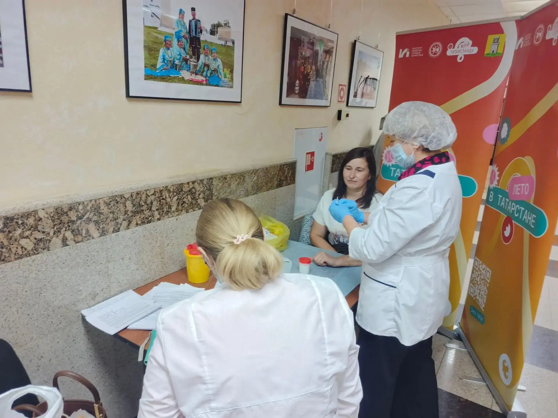 На избирательных участках в Болгаре можно сделать прививку от гриппа