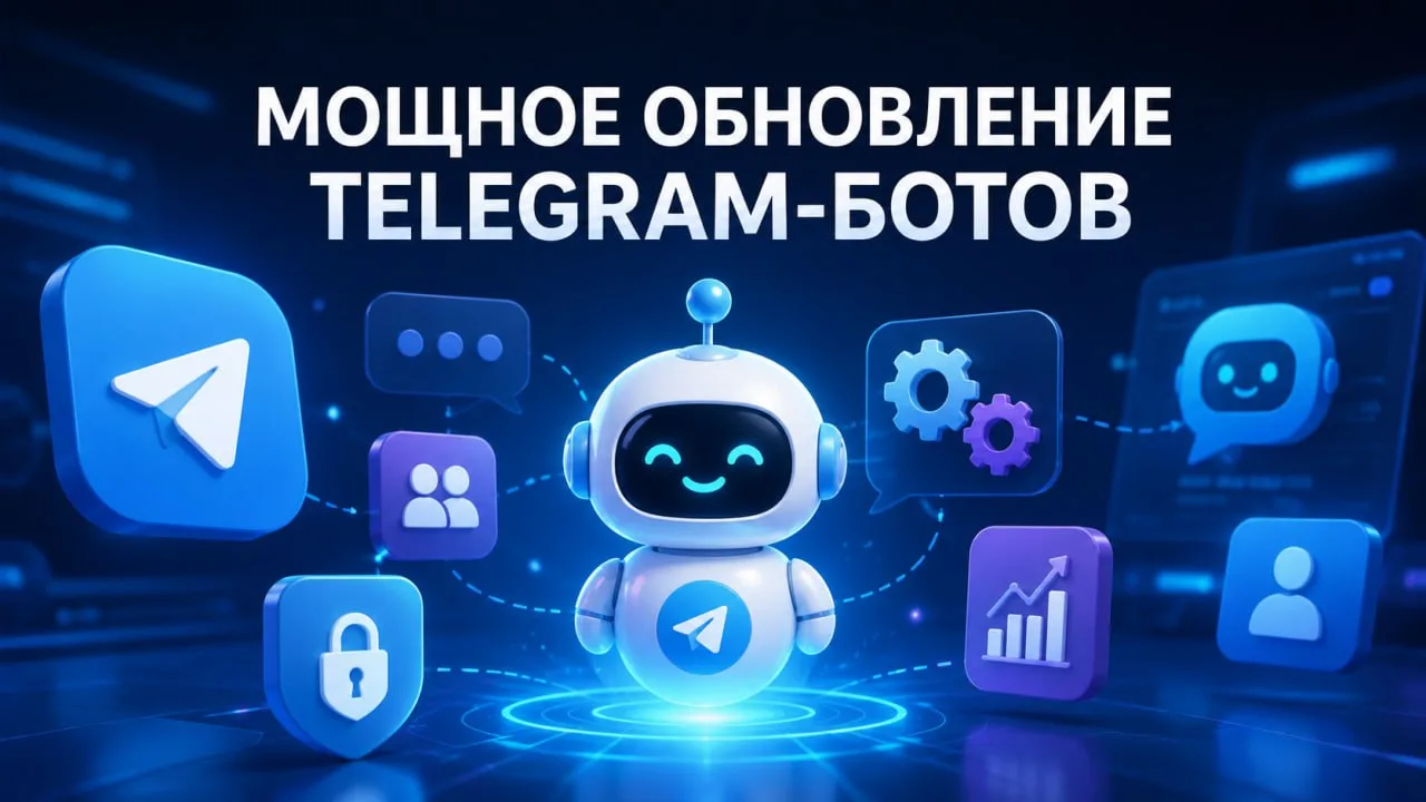 Одно их последних обновлений в Телеграм по ботам