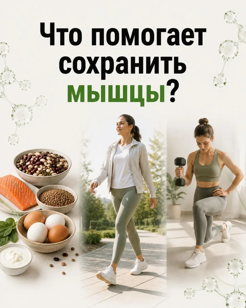 Как сохранить мышцы?