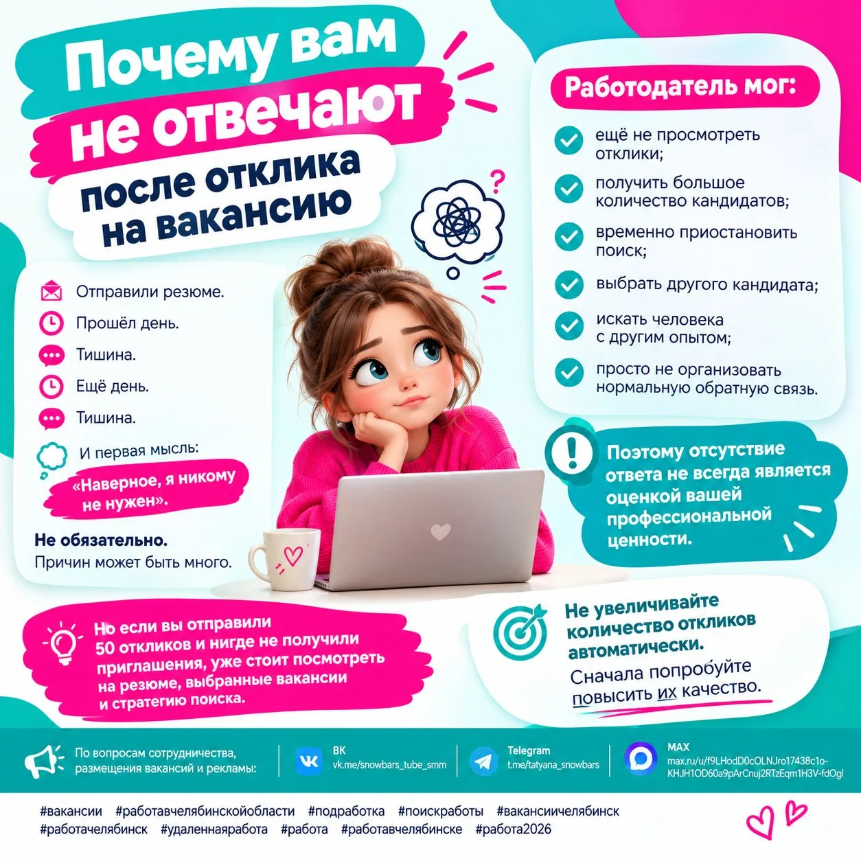 Почему вам не отвечают после отклика на вакансию