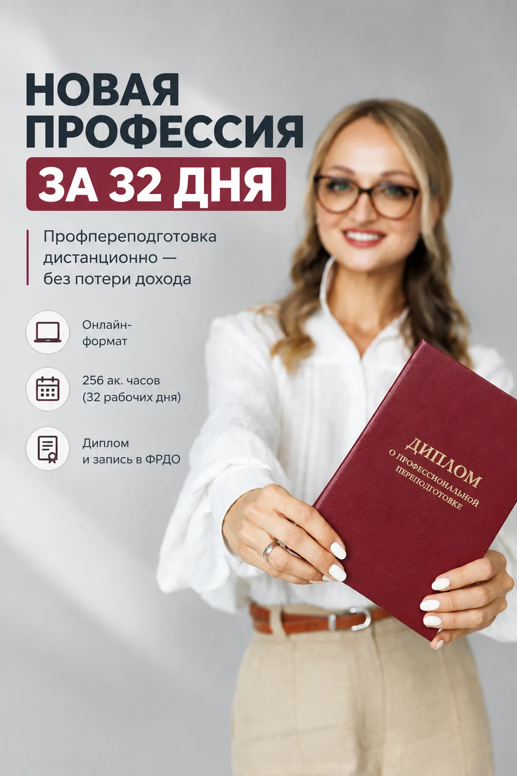 🎓 Профпереподготовка дистанционно: как сменить профессию без потери дохода