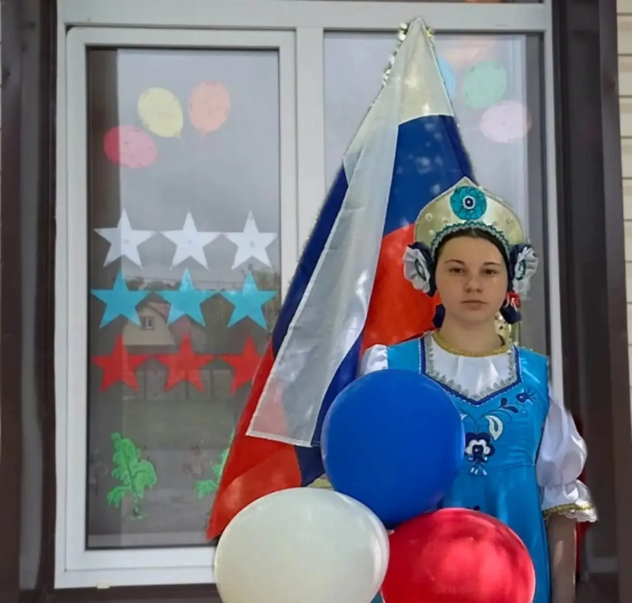 🇷🇺 Всероссийская акция «Окна России»
Швецова Надежда , 8класс 
#ОкнаРоссии2026
#РоссияМноголикая
#