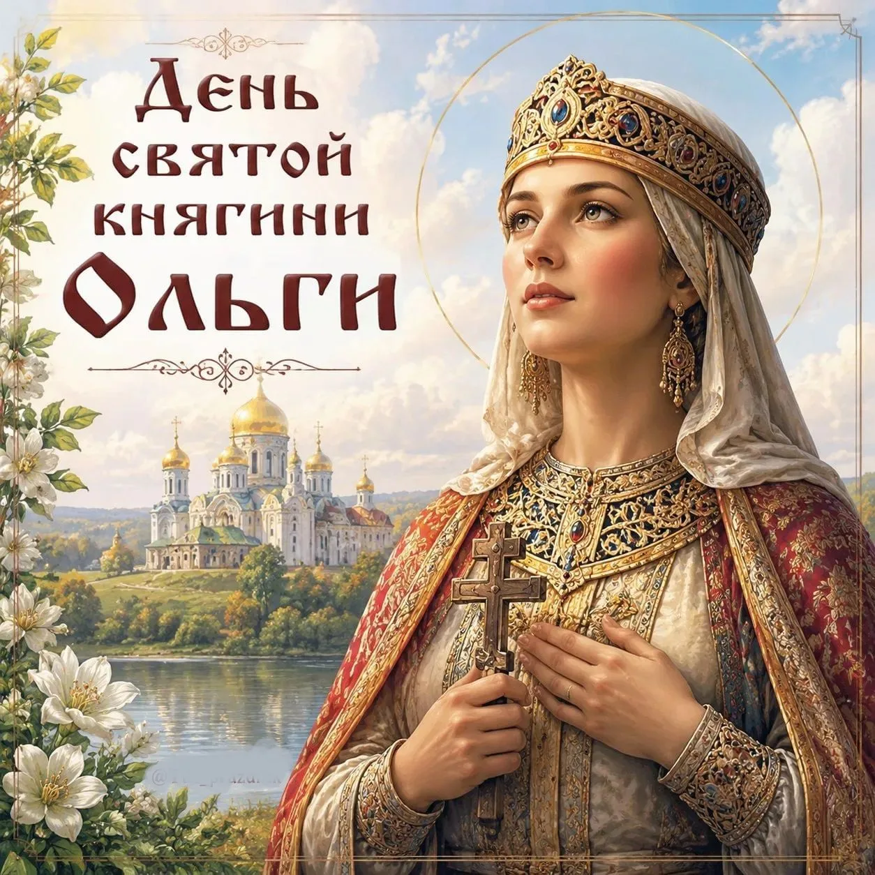🙏👑 24 июля — День святой равноапостольной княгини Ольги 👑🙏

24 июля Православная Церковь чтит па