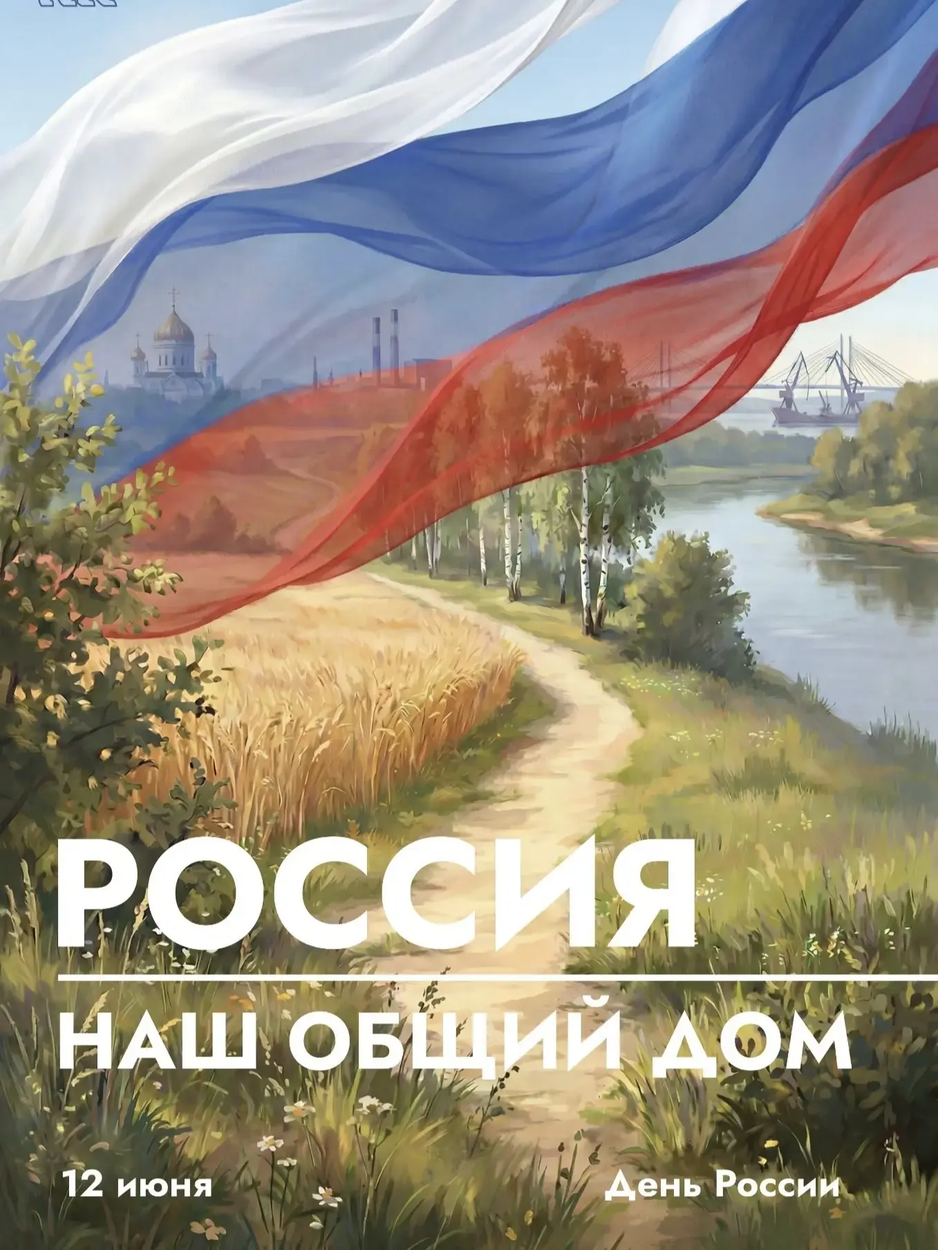 🇷🇺 С Днём России, любимый Ямал! Пусть на душе всегда будет спокойно, а в доме — уютно. Пусть наша 