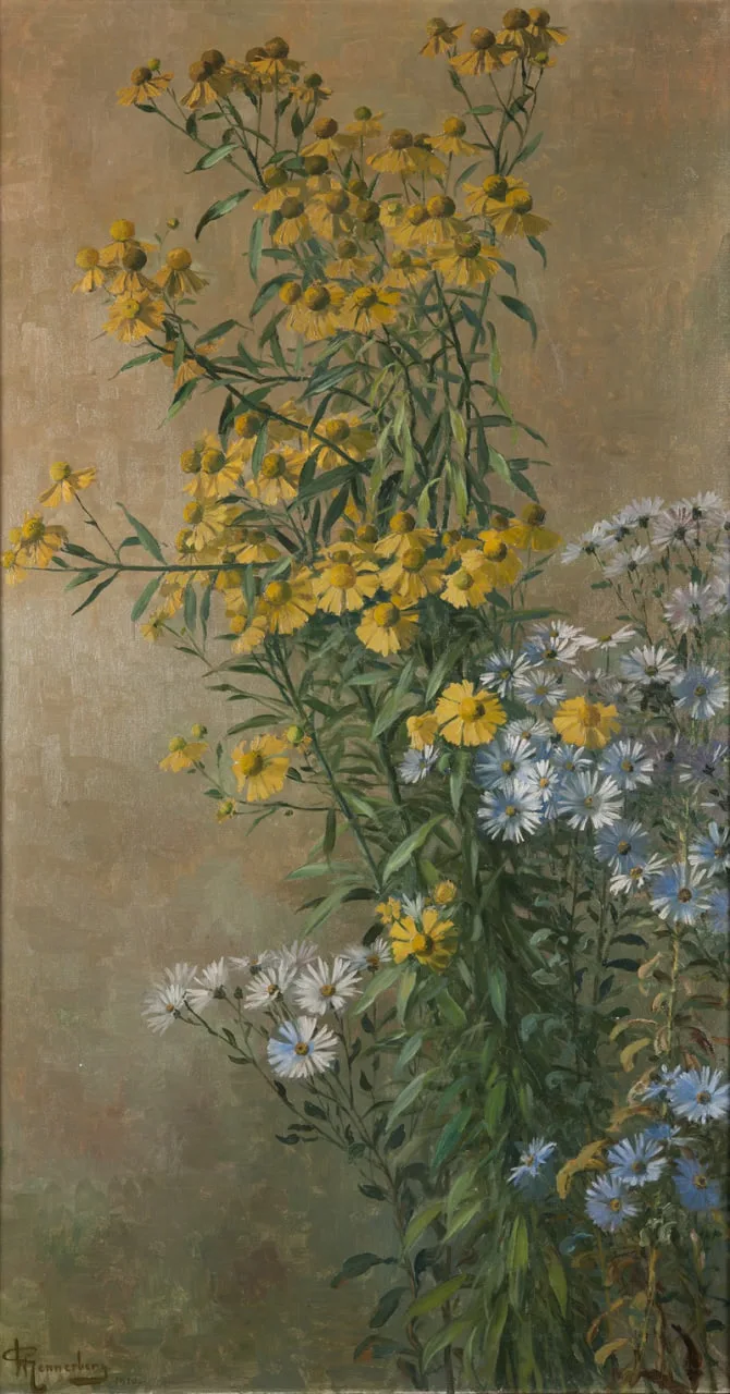 "Осенние цветы", 1910