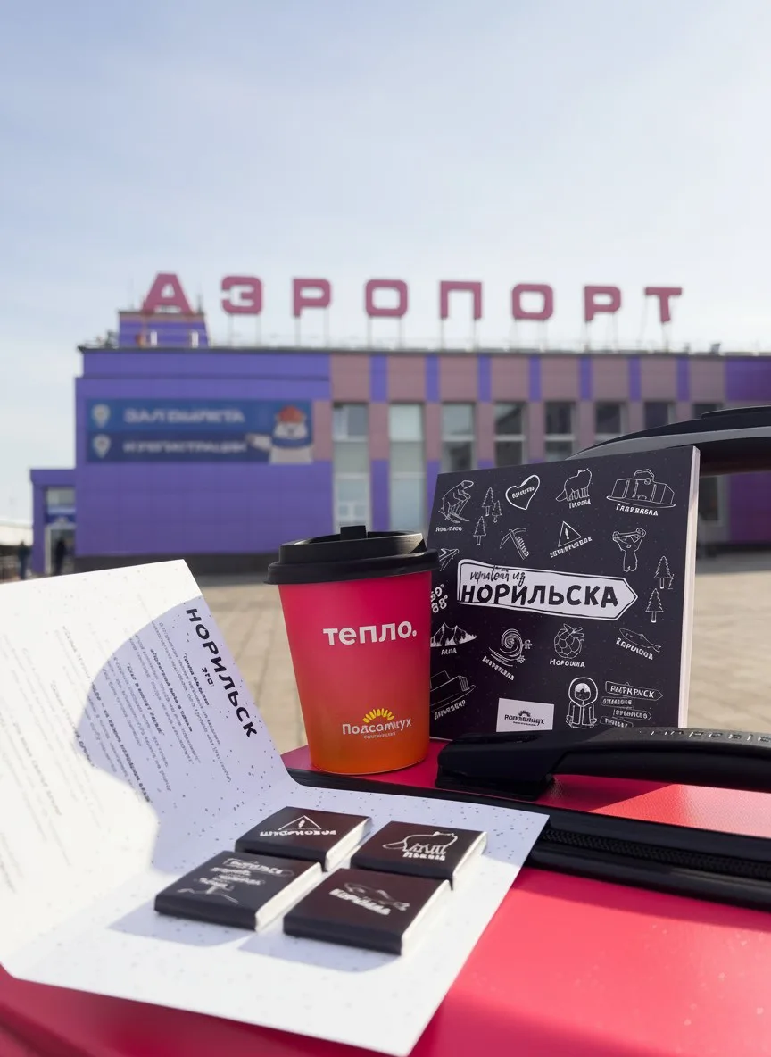 🚀Летите из Норильска и хотите сделать подарок близким? Есть идея! 

Коллекция «Привет из Норильска»