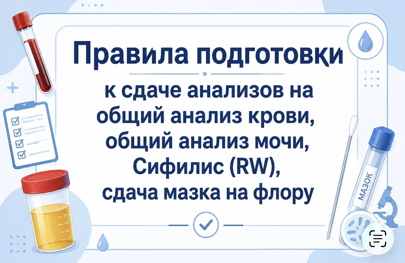 Соблюдение правил подготовки к анализам — это обязательное условие для получения достоверного резуль