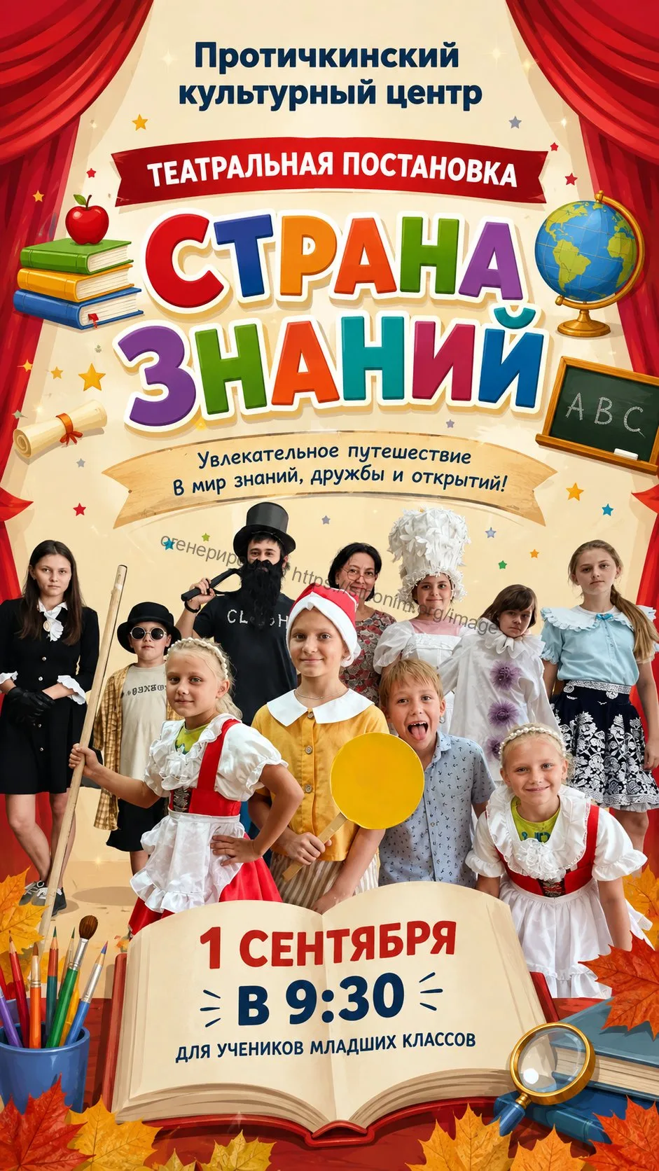 ✨🍁Протичкинский культурный центр приглашает в "Страну знаний."