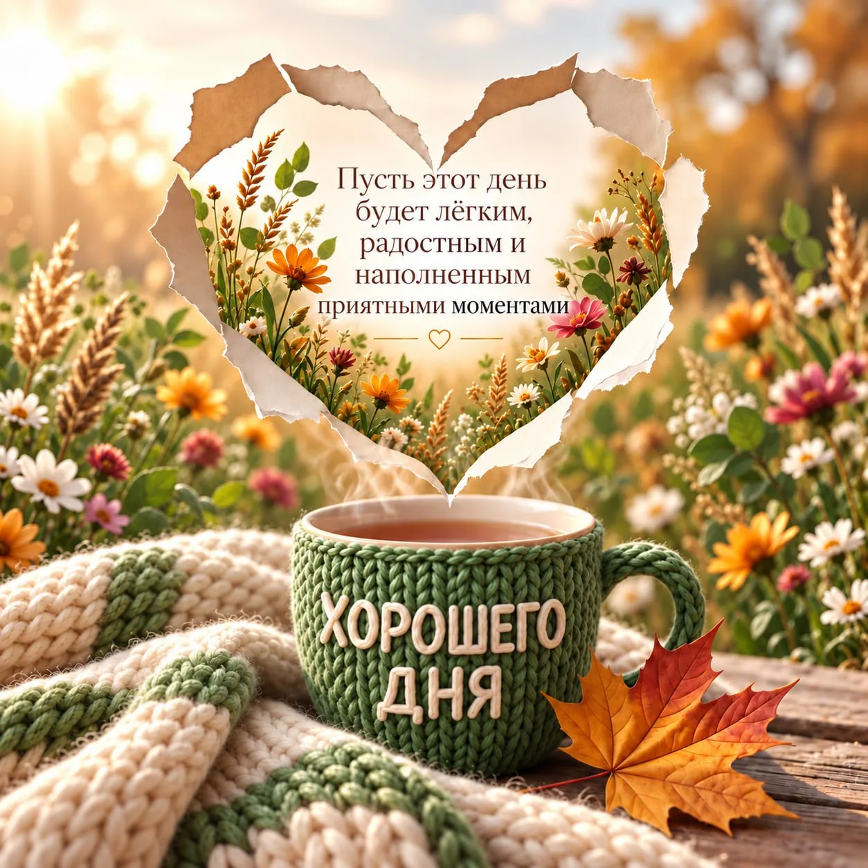 Желаю всем хорошего дня и прекрасного настроения!