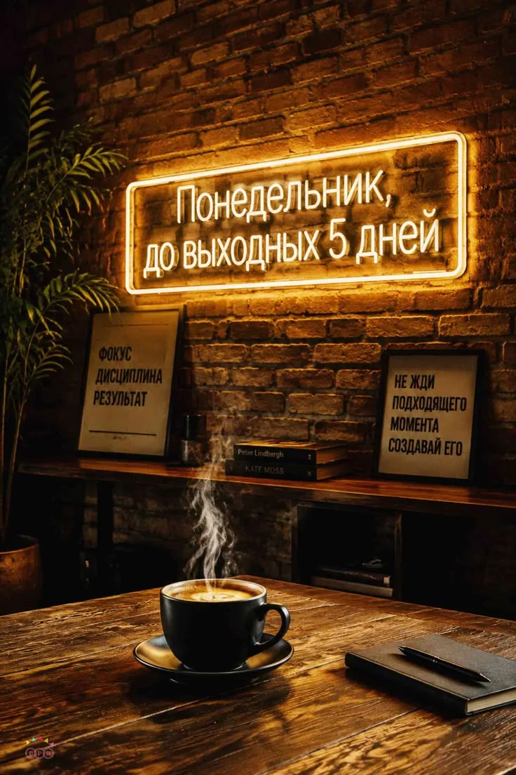 ДОБРОЕ УТРО ПОНЕДЕЛЬНИКА!