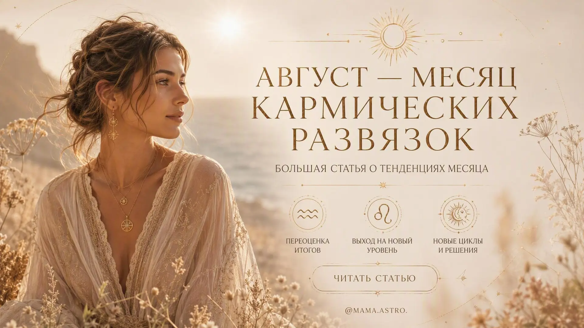 🌾 АВГУСТ — МЕСЯЦ КАРМИЧЕСКИХ РАЗВЯЗОК
