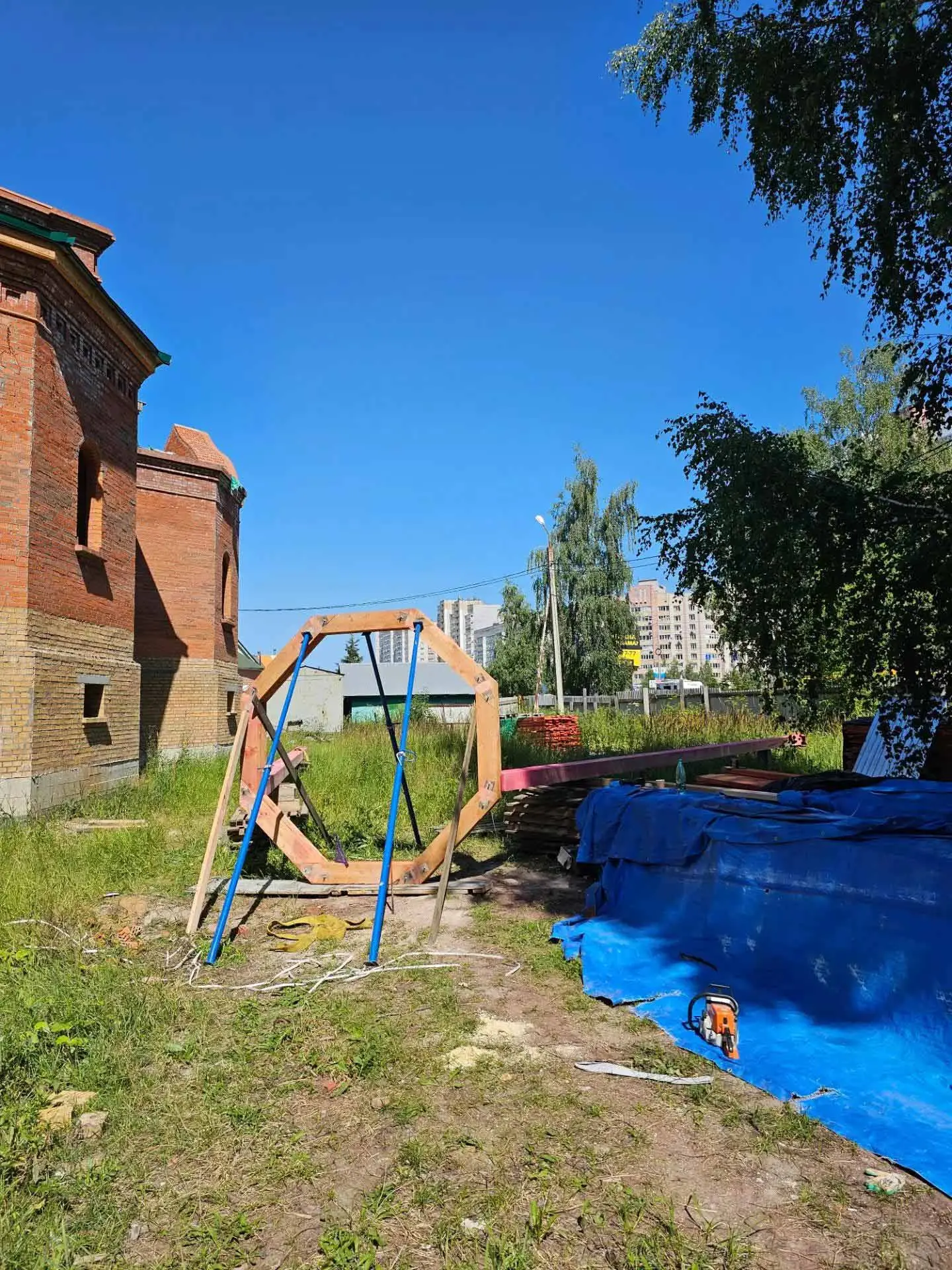 📌В Ярославле продолжается строительство храма Ярослава Мудрого.