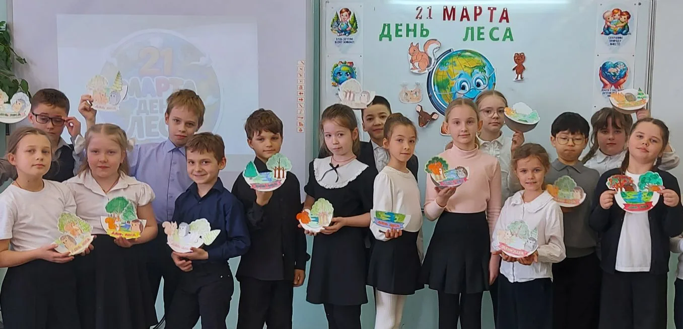 День лесов во 2 ,,Б" классе: знания+творчество!  Вожатые 6 ,,В" класса Московченко Полина и Быкова В