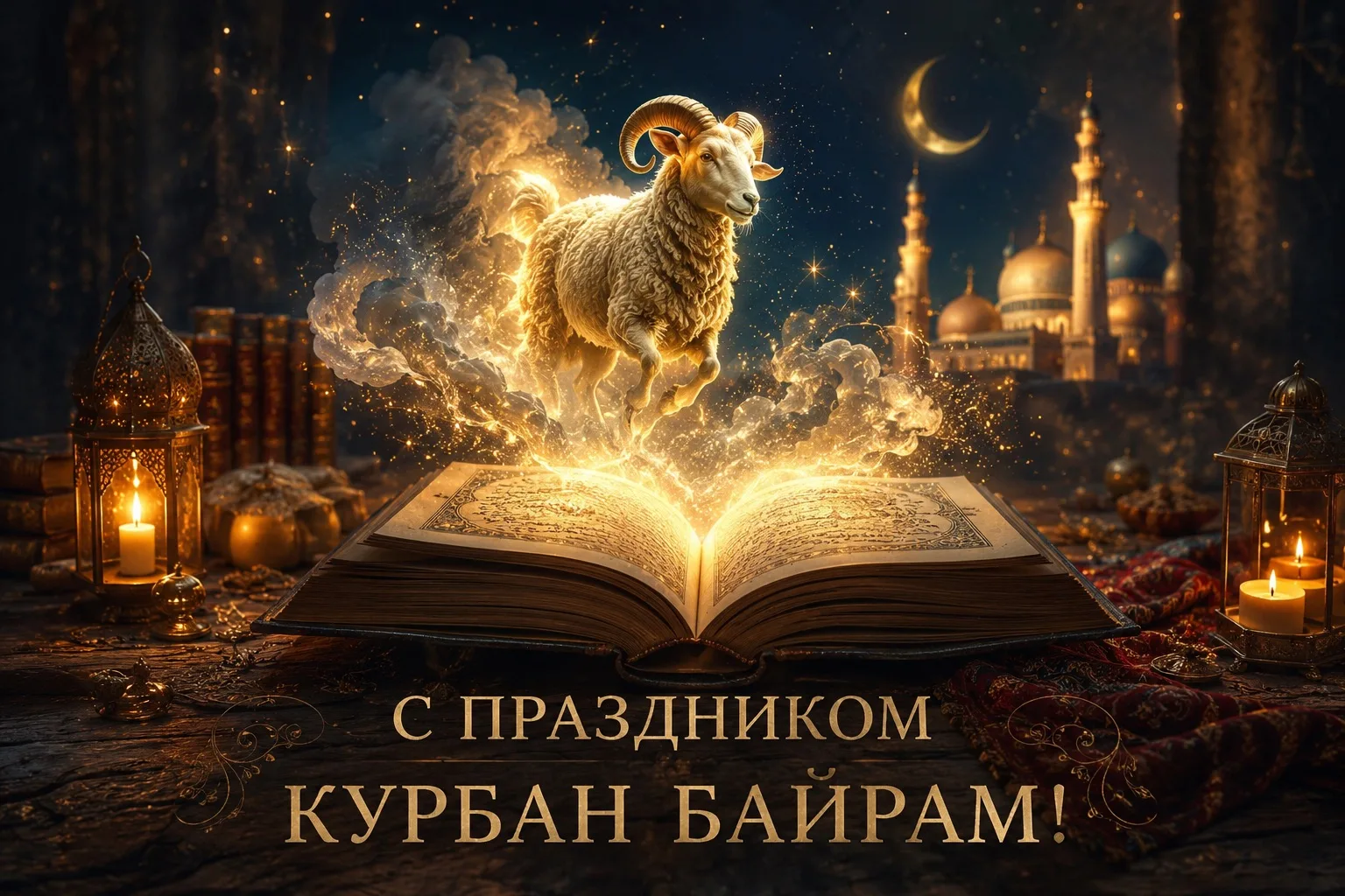 🌙 Поздравляем с праздником Курбан-байрам!

Пусть этот светлый день принесёт в каждый дом мир, добро