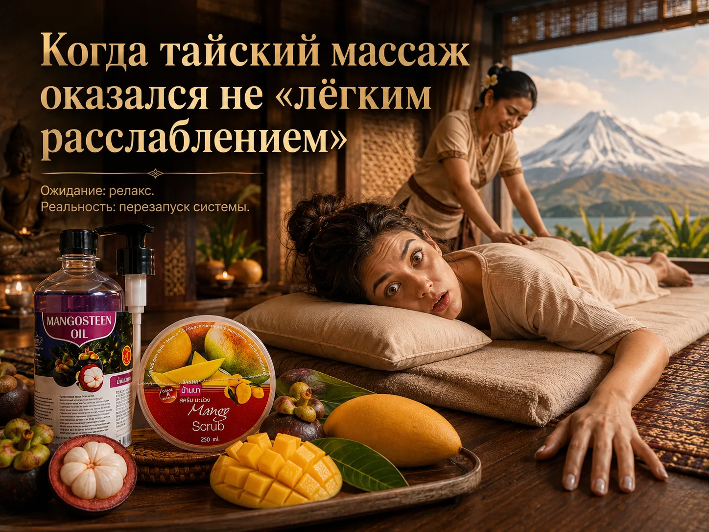 Когда тайский массаж оказался не «лёгким расслаблением» 😄