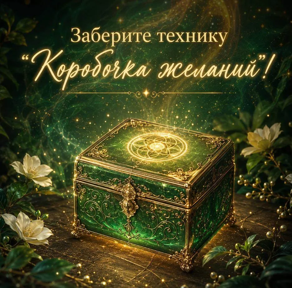 🎁 Забирайте технику «Коробочка желаний»

Девочки, вижу, как многие ждали эту практику, поэтому с ра