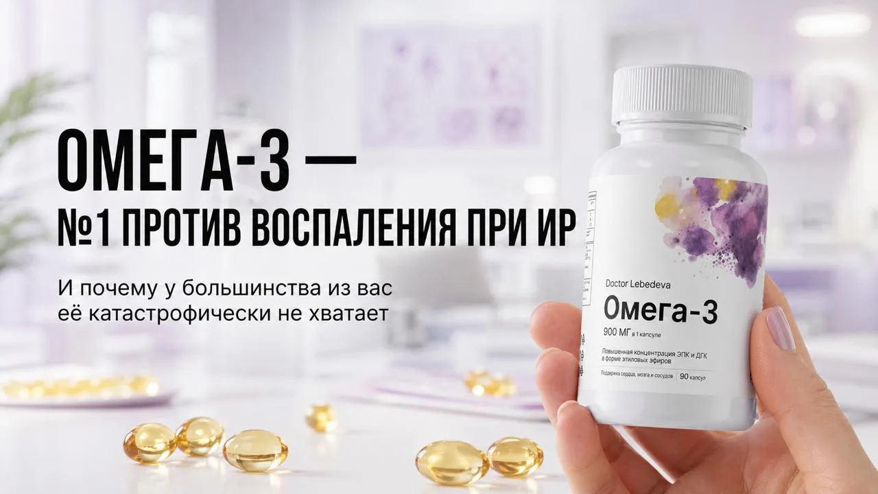 ОМЕГА-3 — ГЛАВНАЯ ДОБАВКА ПРОТИВ ВОСПАЛЕНИЯ