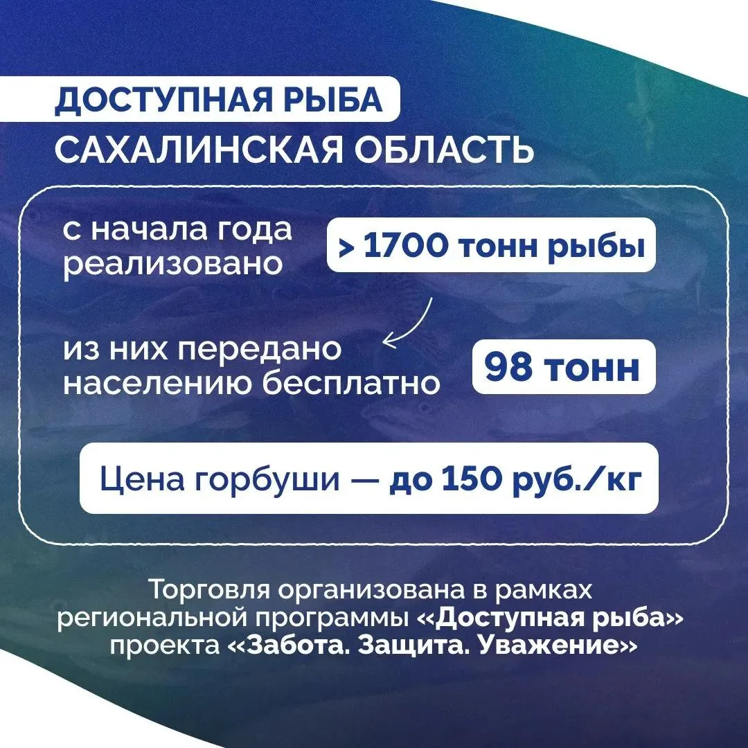 🐟 На Сахалине стартовала продажа свежей горбуши по доступной цене