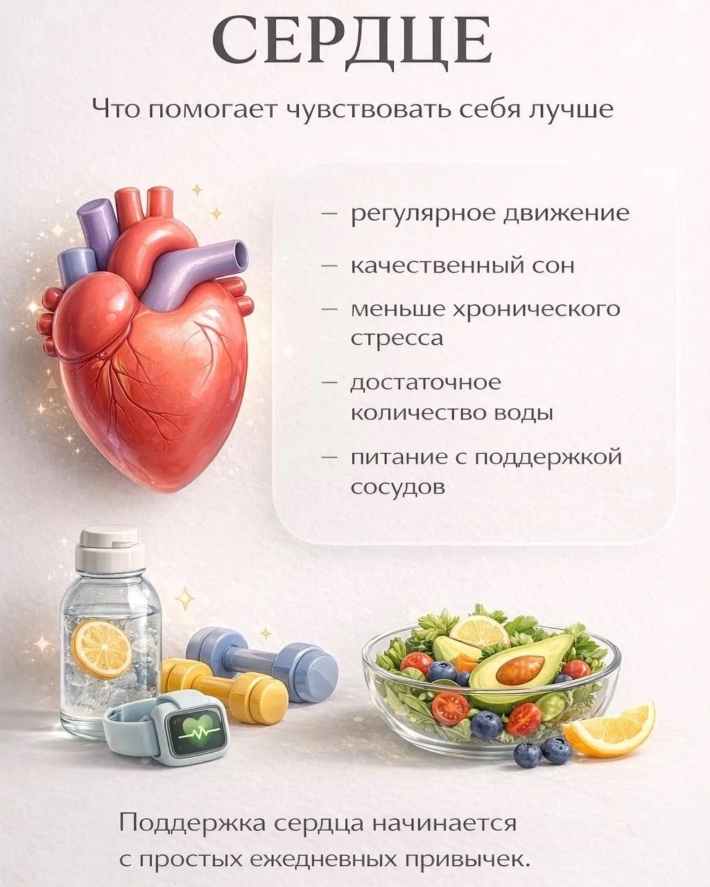 ❤️ 11 августа – Международный день здорового сердца