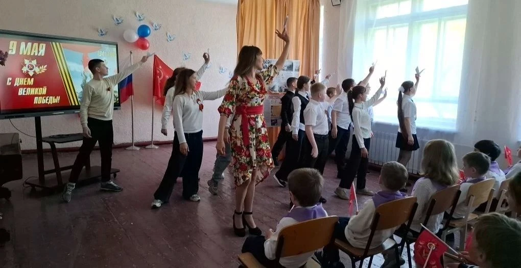 "Победа одна на всех!" – Сердца, полные памяти и гордости, в нашей школе! 
Сегодня в стенах нашей шк