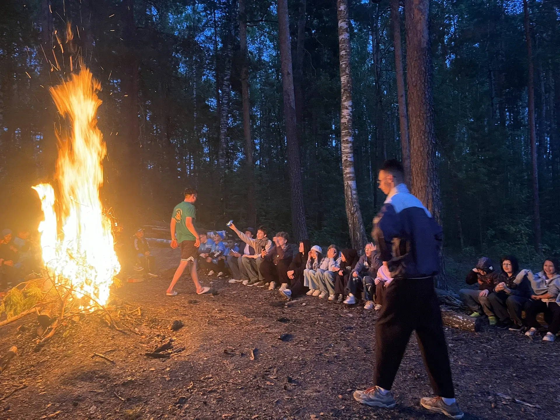 Проводили первую смену костром дружбы и песнями под гитару 🥳Сегодня начинаем вторую см...