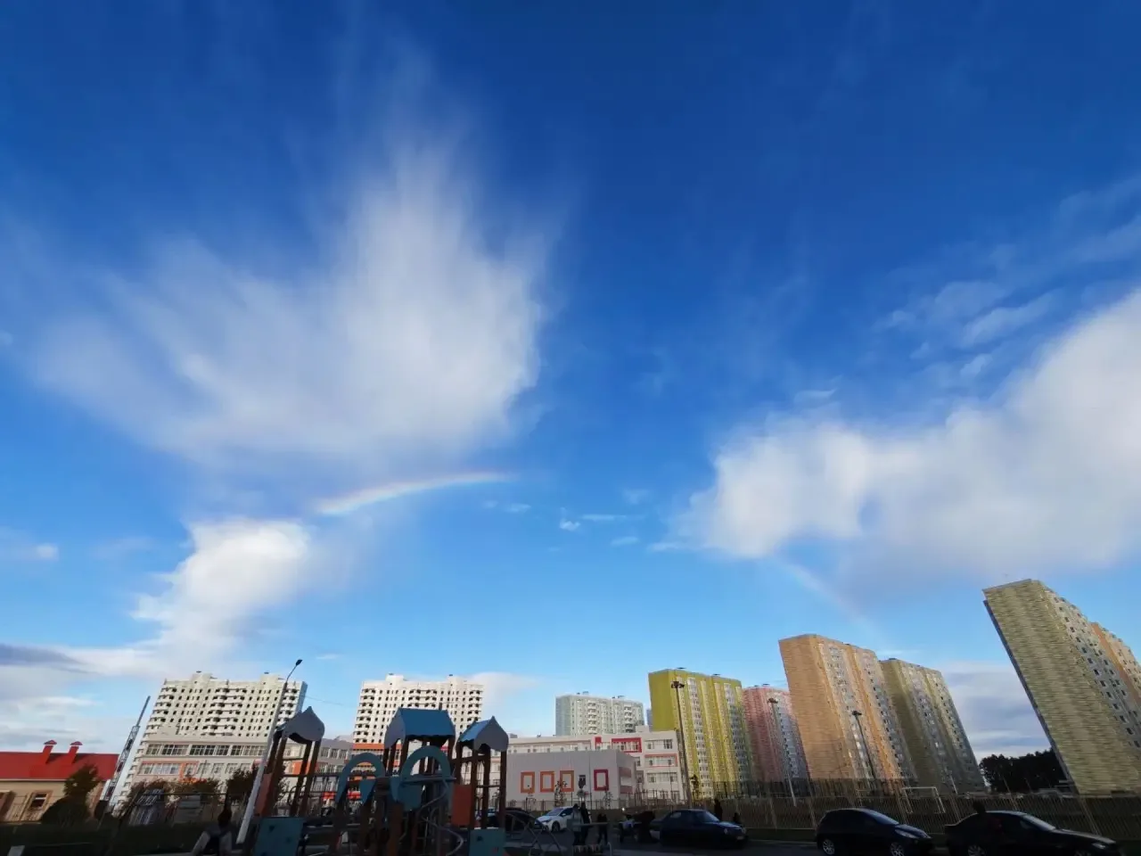 🌈 Вот такая красота сегодня с утра!
