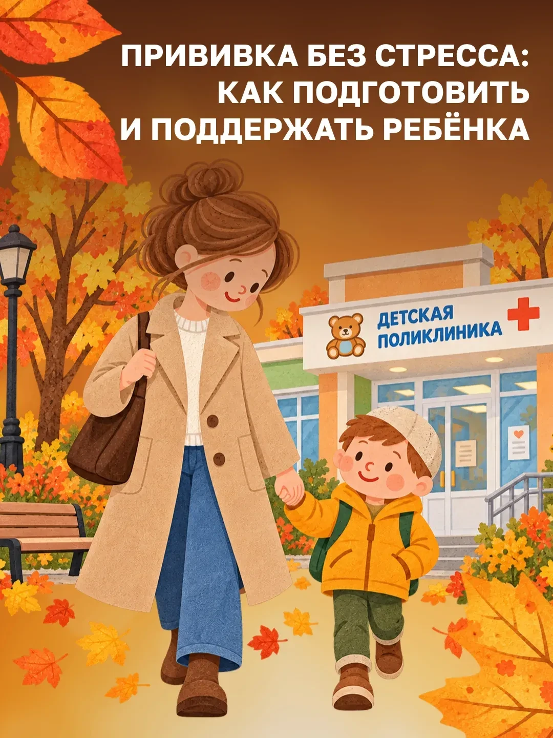 💉Прививка — короткая процедура, но для ребёнка она может быть пугающей. Спокойный взро...