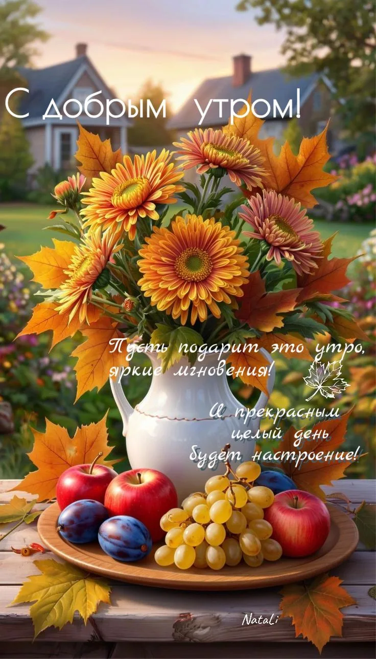 🌞🎉 Чудесного утра! Везения и хорошего настроения!