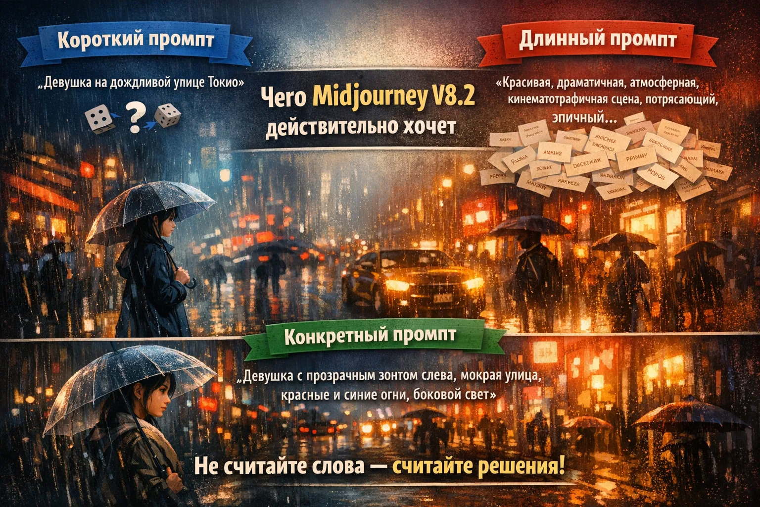Длинные промпты против коротких ✨