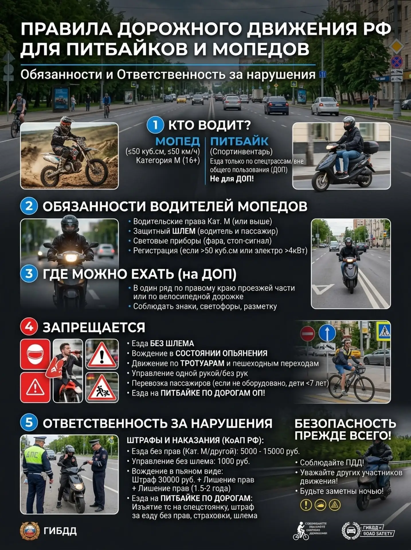 ✅Дорога не прощает ошибок!
 👉Берегите себя и своих близких! 
❤️Пусть ЛЕТО будет БЕЗОПАСНЫМ!