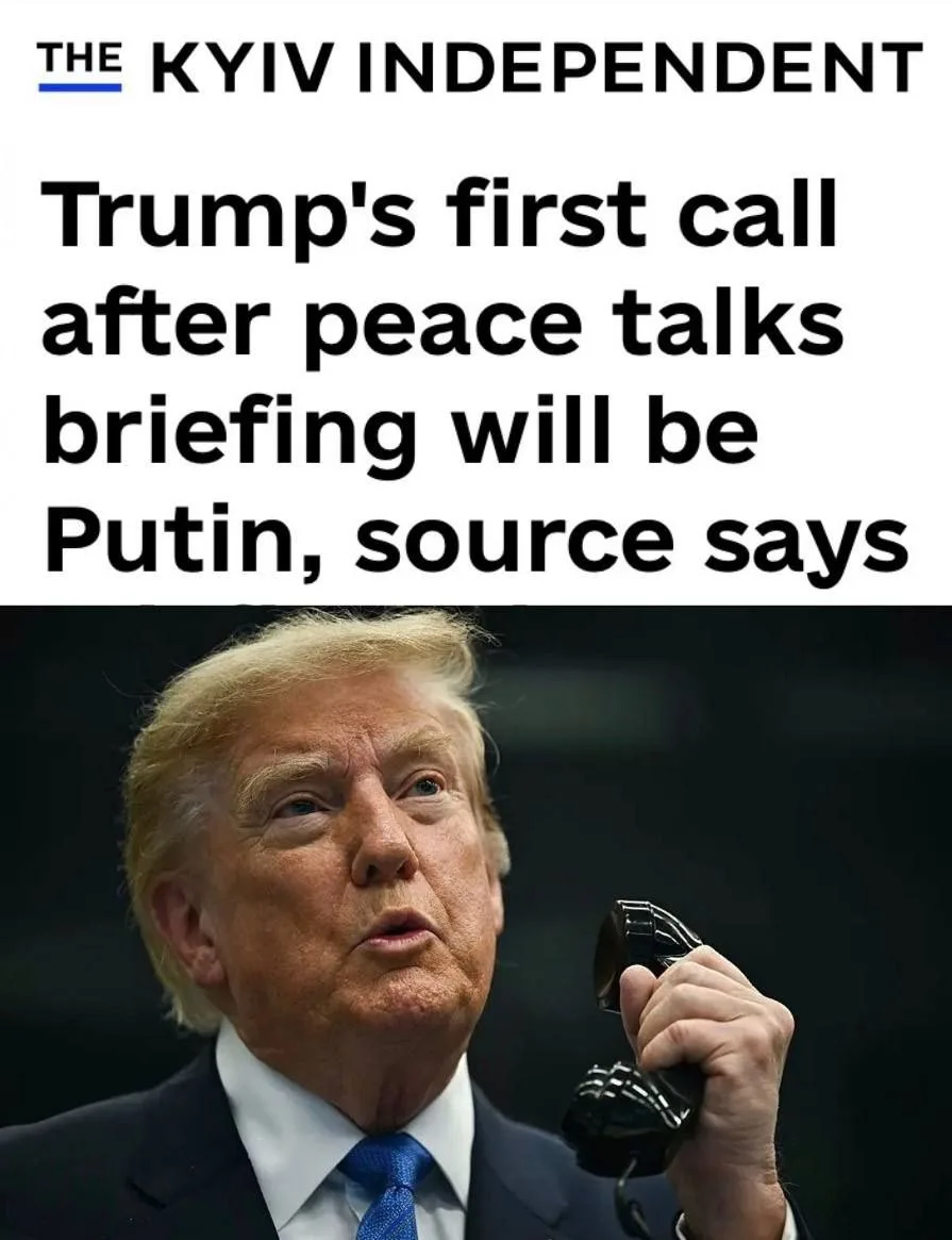 🇺🇸 Трамп после доклада Уиткоффа и Кушнера сначала свяжется с Путиным, а затем с зелен...