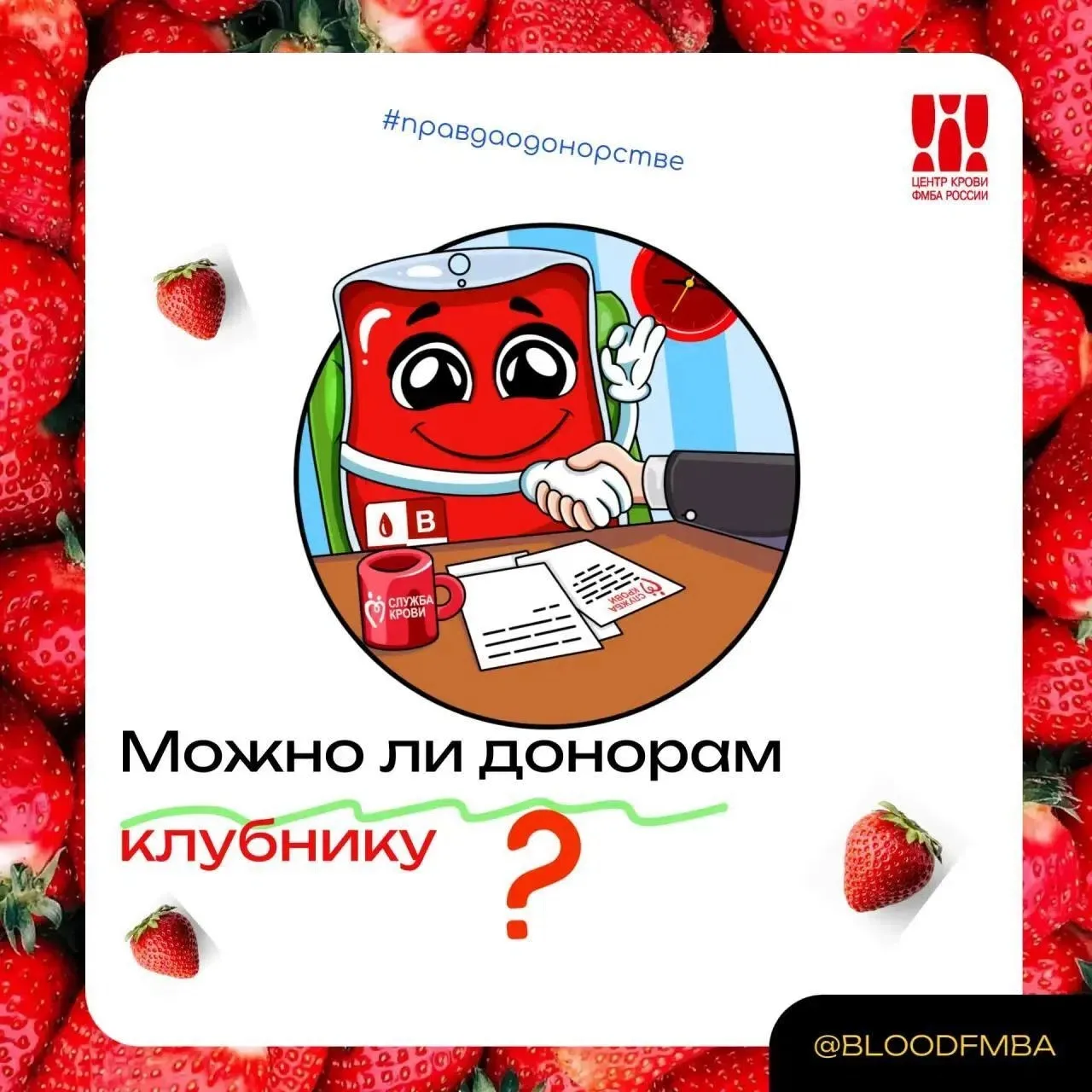 Клубничный сезон в разгаре: можно ли донорам есть клубнику?