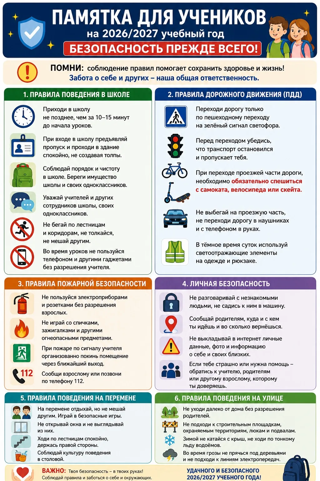 📚 Безопасность прежде всего!