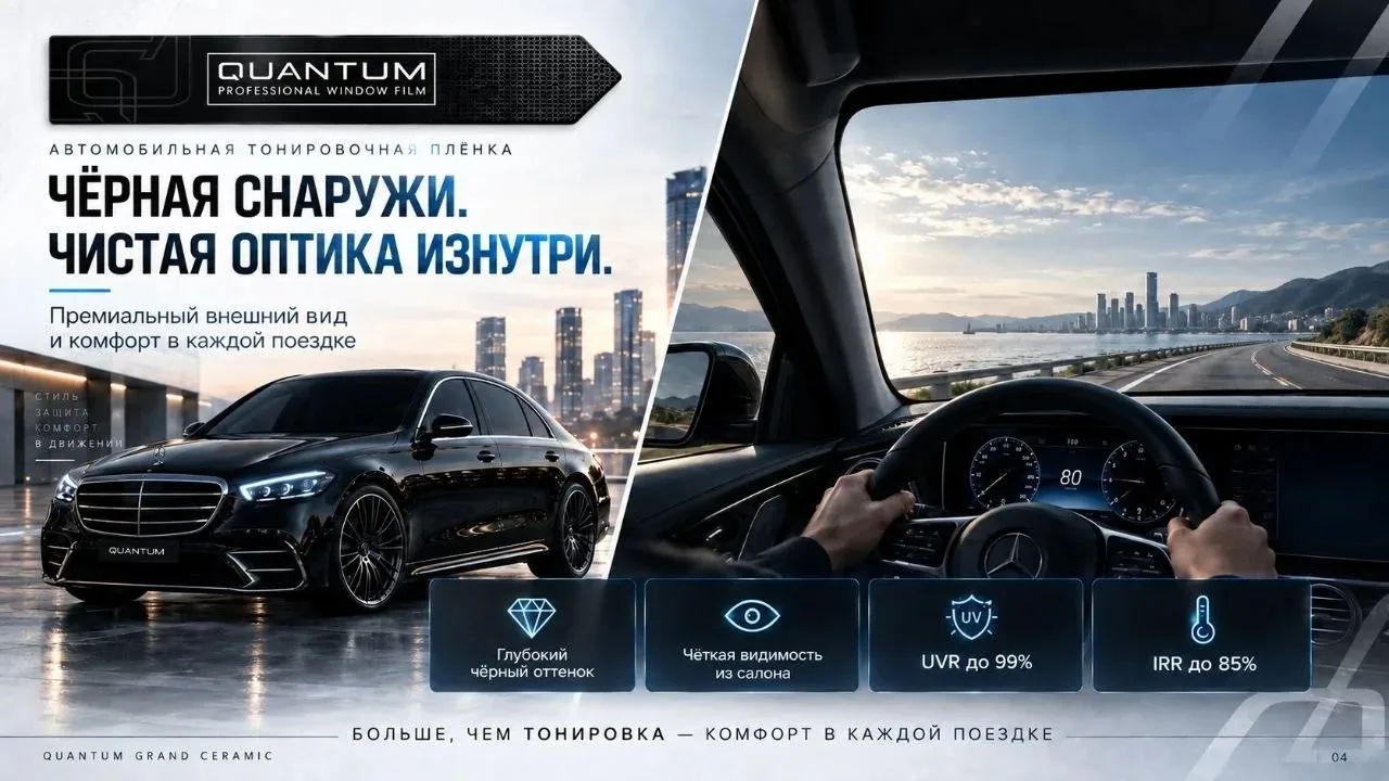 Тонировочная пленка Quantum Grand Ceramic 🔝