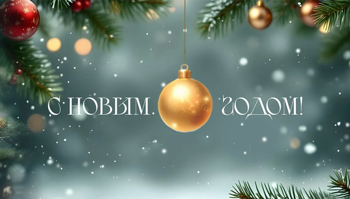 Спортивная школа олимпийского резерва им. Б.Г. Кузнецова поздравляет с Новым годом! 🎉