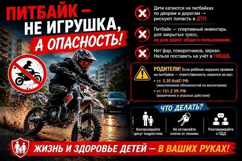 ❗Питбайки: что нужно знать? 🏍