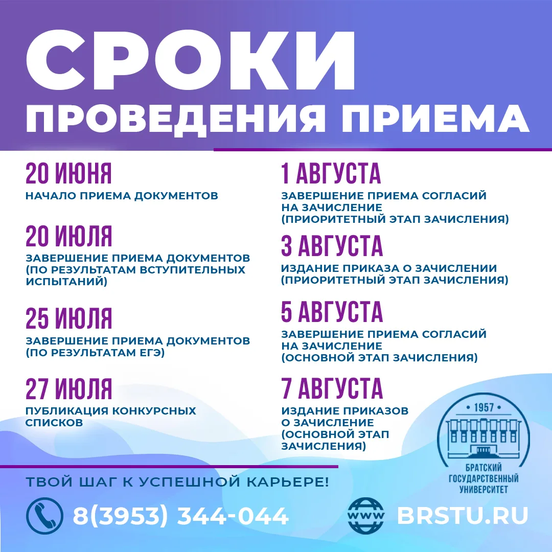 Братский государственный университет активно готовится к приемной кампании, которая ста...