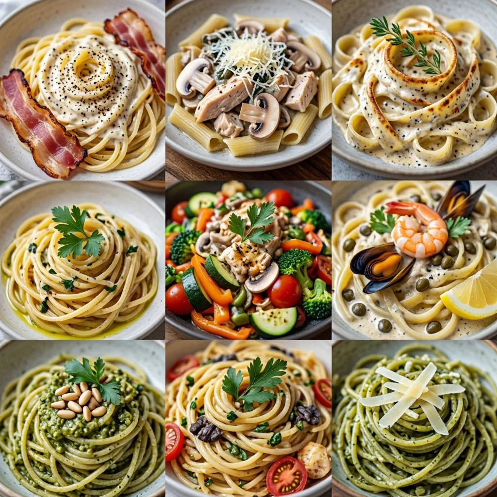 🍲Паста на ужин: 9 вариантов👨‍🍳
