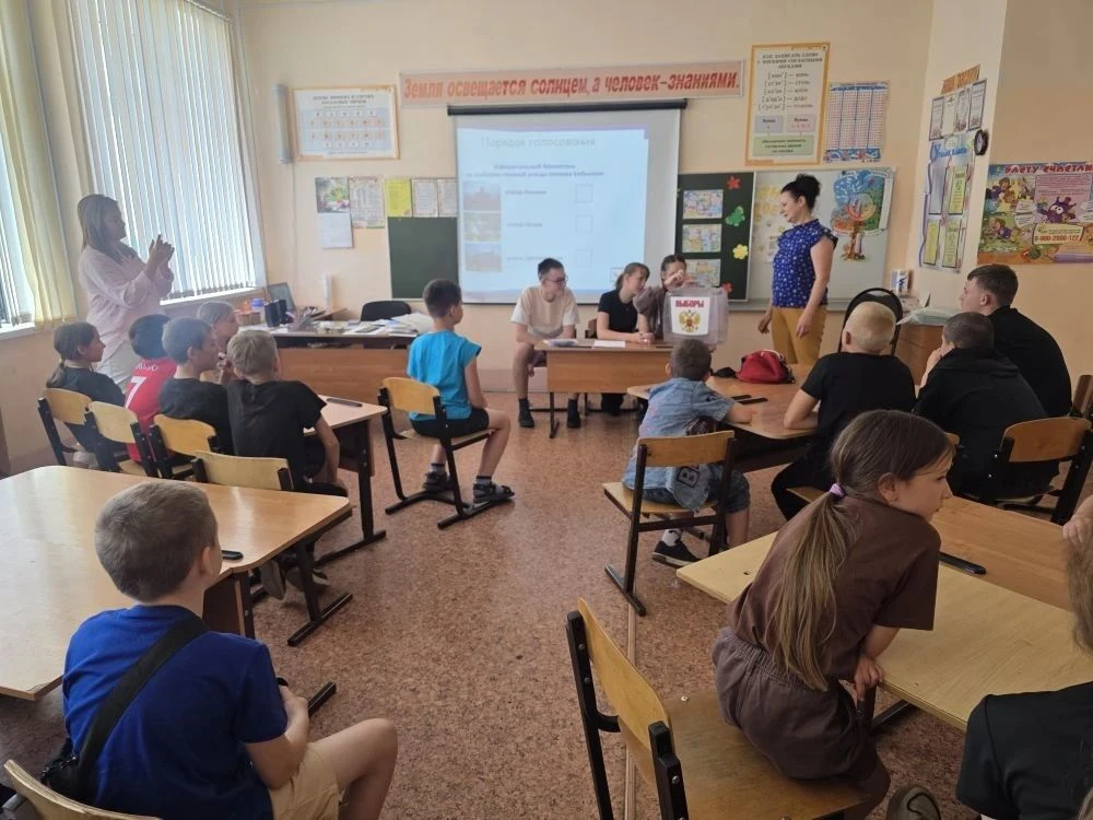 В «Родничке» прошли настоящие выборы: дети выбрали главную улицу посёлка Бабынино!