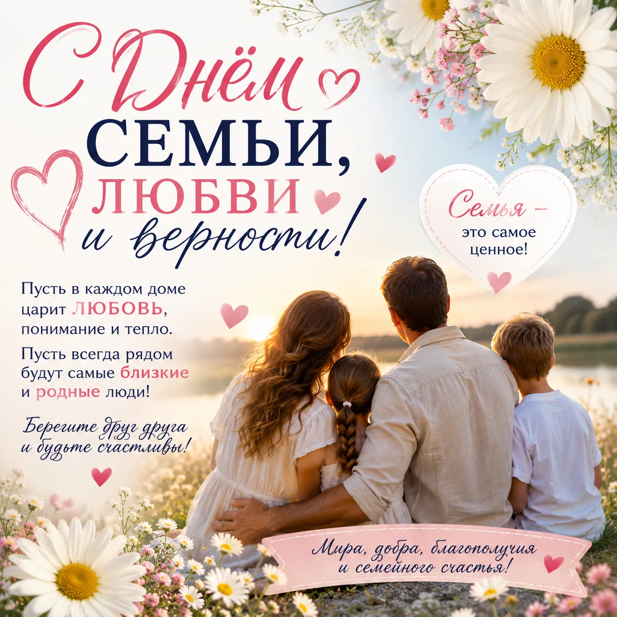 💖 С Днём семьи, любви и верности!