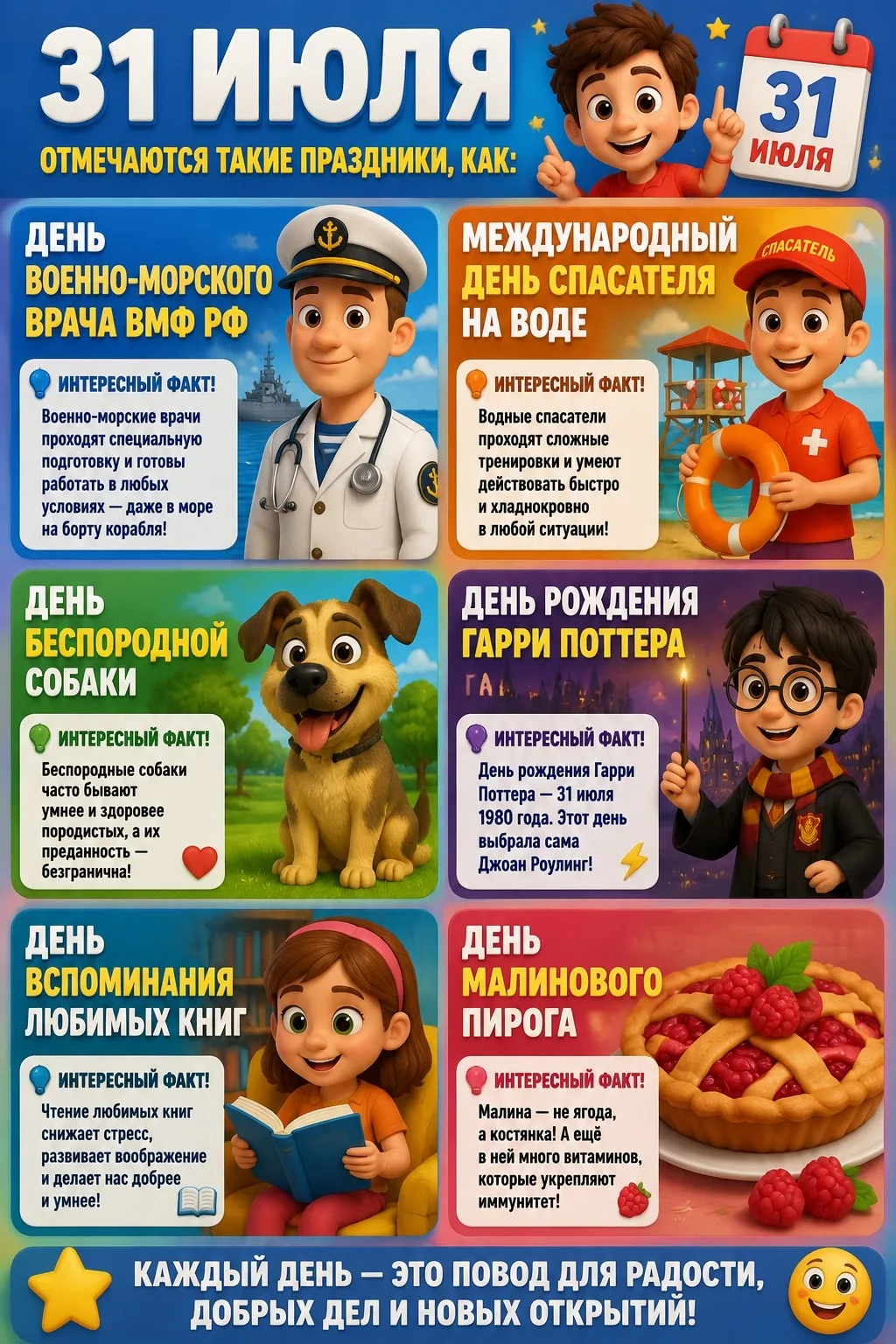 ✨ Каждый день — это повод для радости, добрых дел и новых открытий!