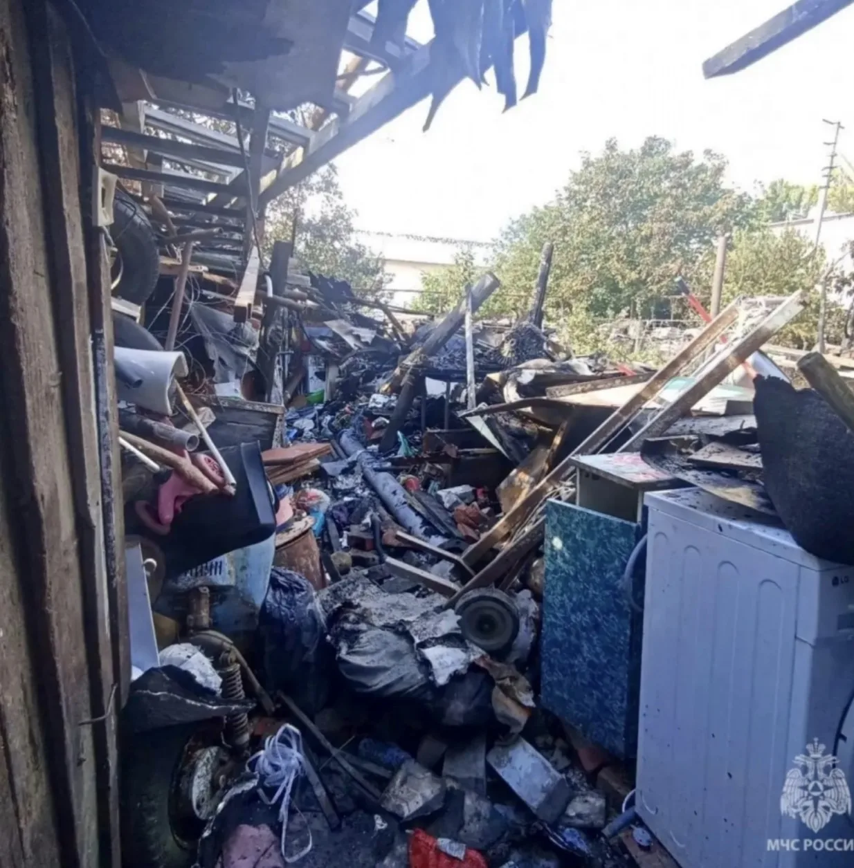 В Энгельсском районе Саратовской области произошел пожар, в результате которого пострад...