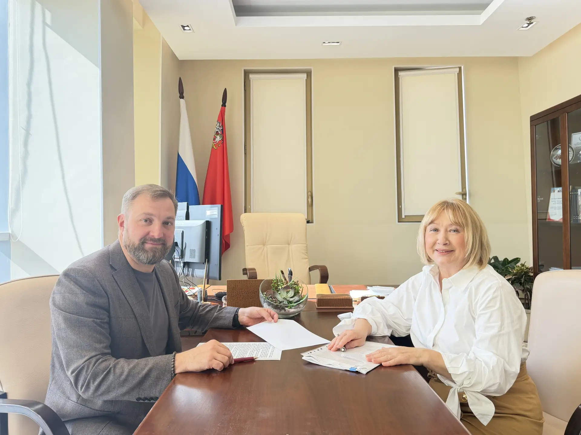 Сегодня состоялась рабочая встреча с Уполномоченным по правам человека в Московской обл...