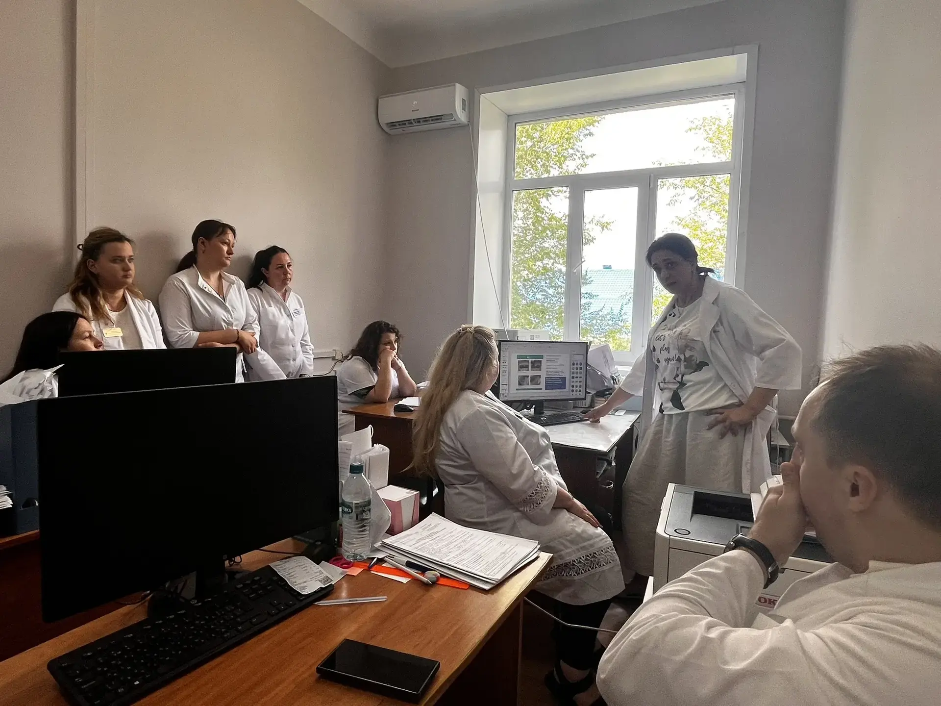 В отделении дневного стационара БУЗ ВО «ВОККВД» состоялся круглый стол для врачей, под руководством 