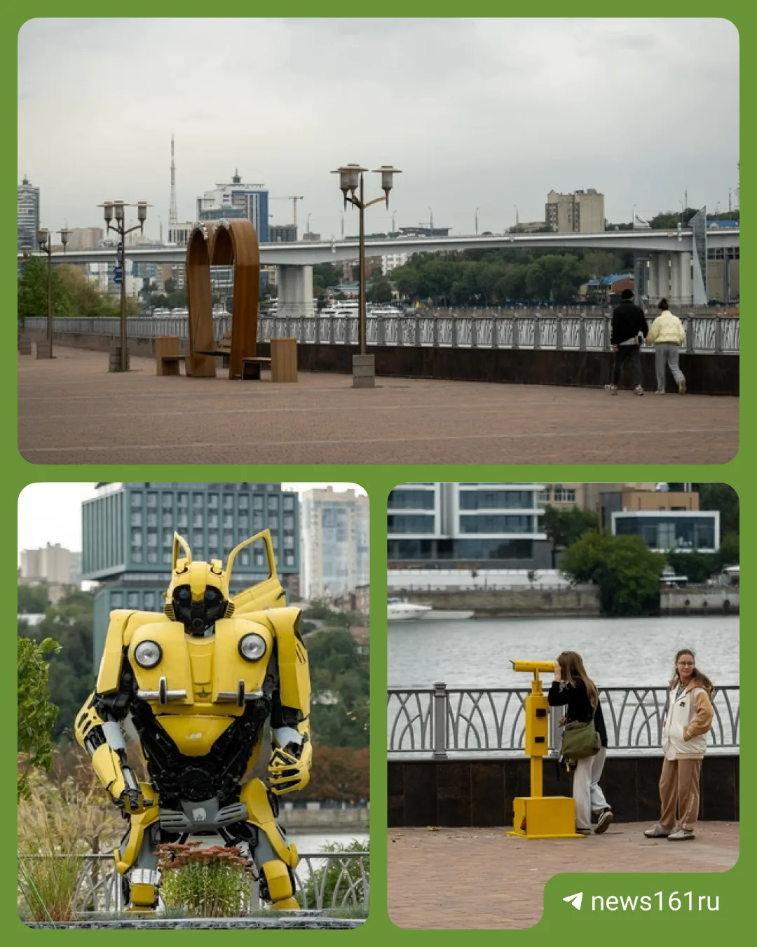 🌳В 2018 году на левом берегу Дона открылся парк «Левобережный».