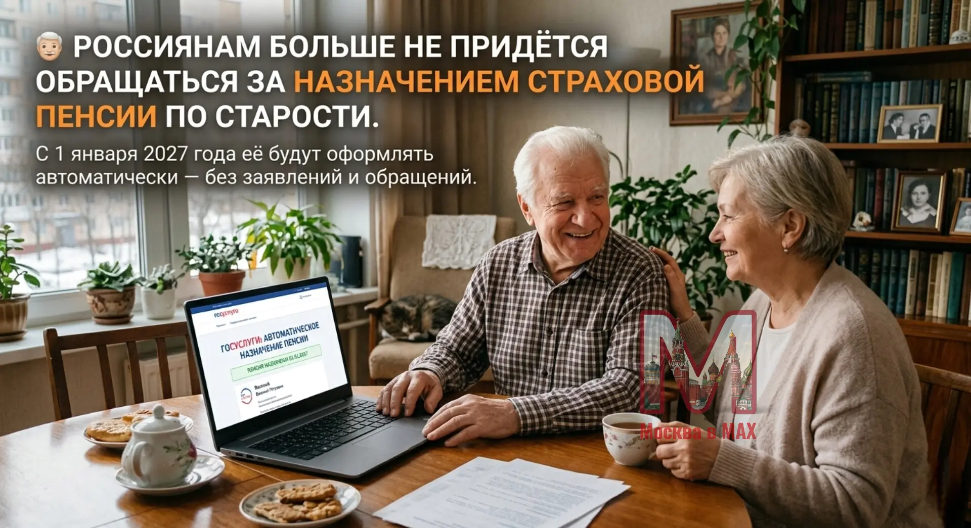 👴 Россиянам больше не придётся обращаться за назначением страховой пенсии по старости.

По словам д