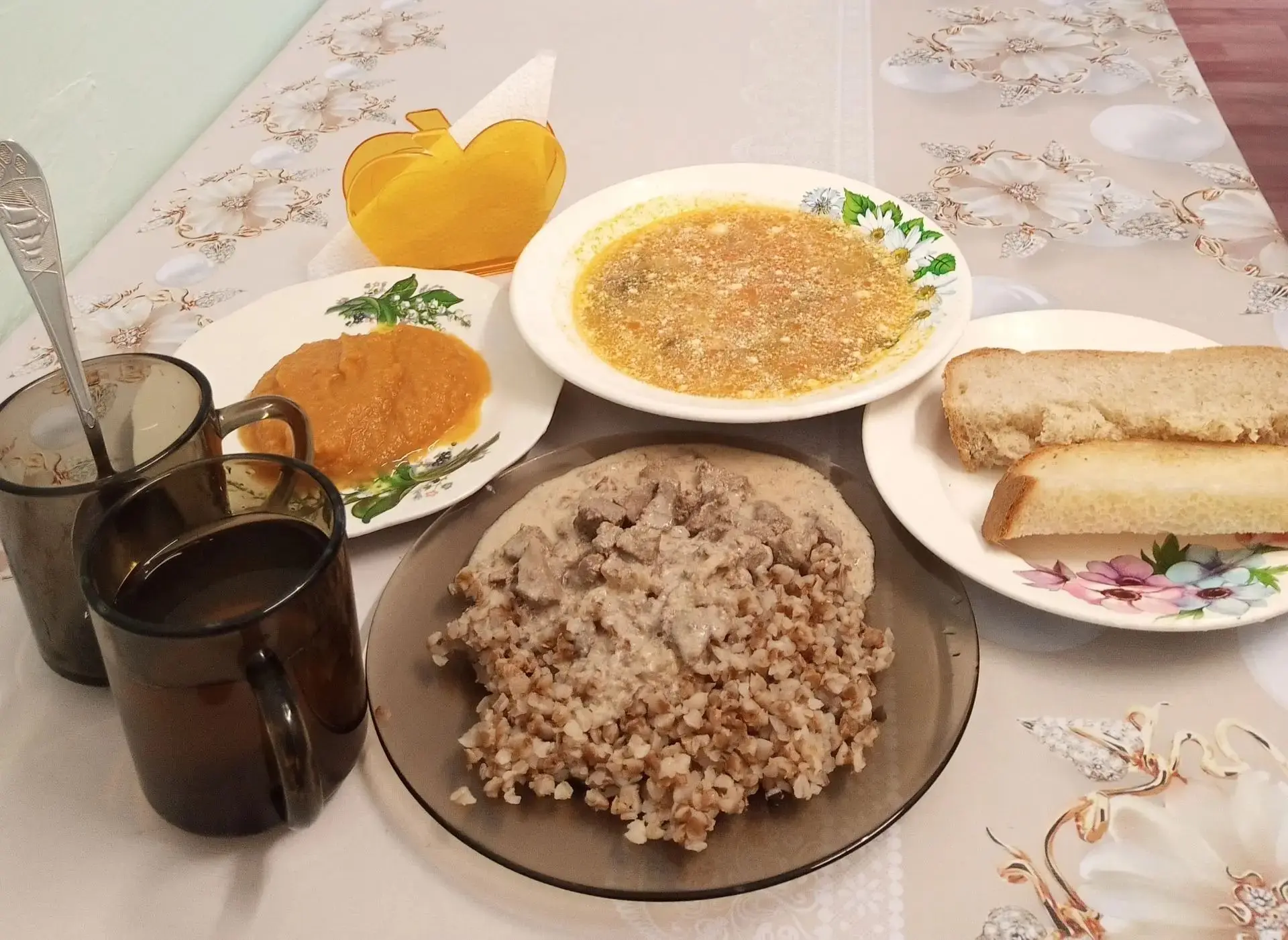 Наш вкусный и полезный обед в детском саду! 🍲🥣