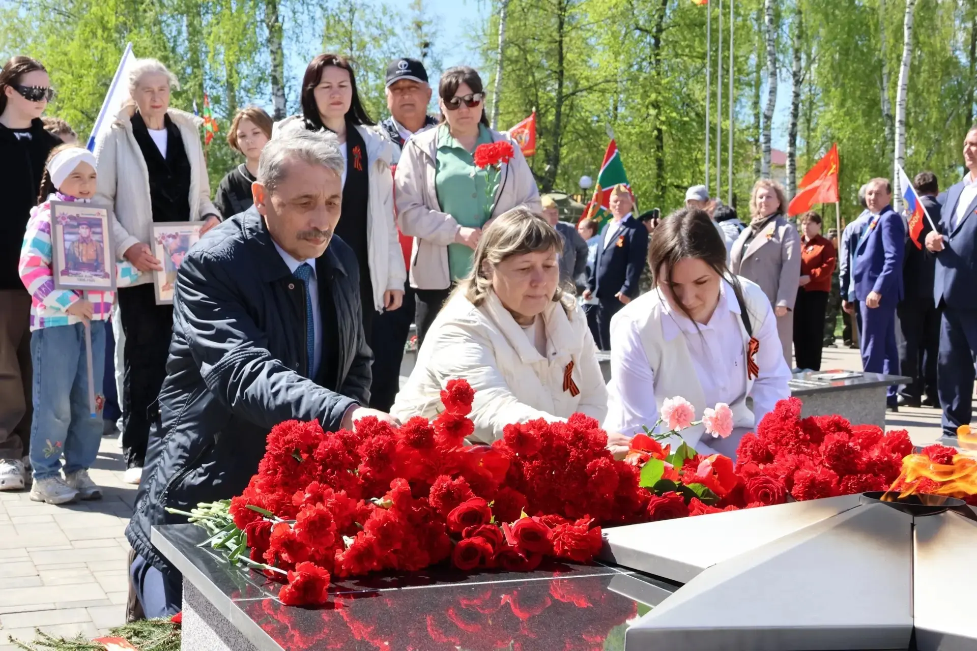 Сегодня, в День 81-й годовщины Победы в Великой Отечественной войне, в Комсомольском му...