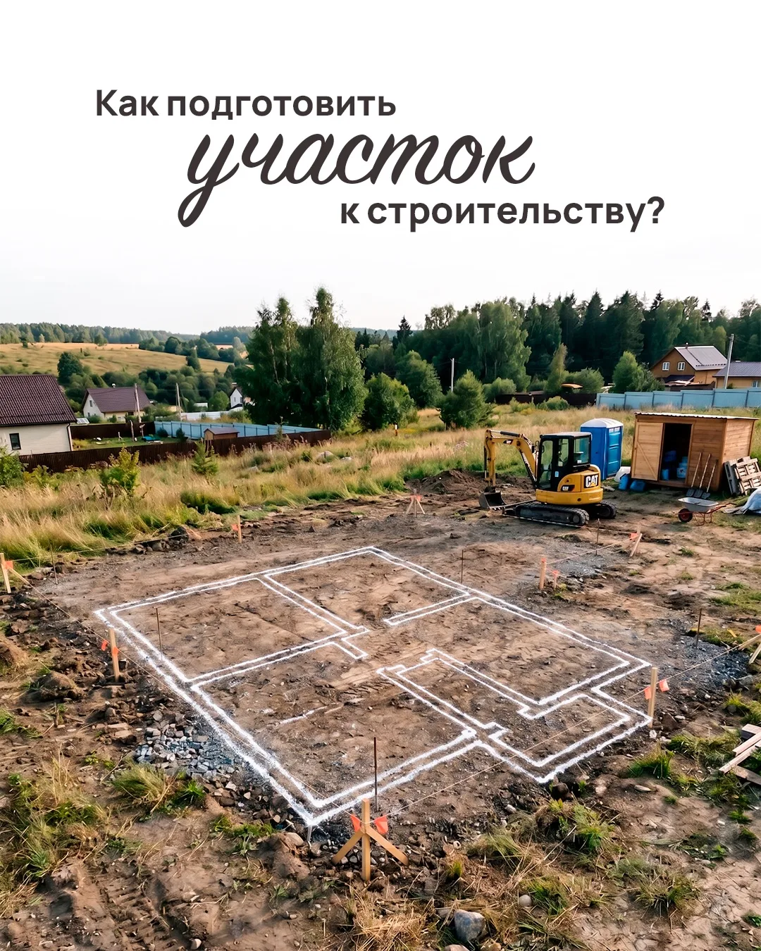 Как подготовить участок к строительству?